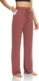 img 2 attached to DIBAOLONG Drawstring Palazzo Workout Sweatpants