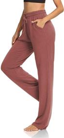 img 4 attached to DIBAOLONG Drawstring Palazzo Workout Sweatpants