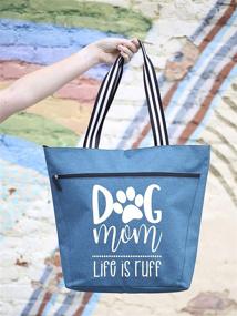 img 1 attached to 🐶 Dog Mom Gift Tote Bag - Women's Dog Lover Gifts - Perfect Presents for Best Dog Mom