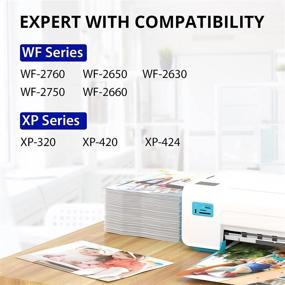 img 2 attached to 🖨️ Высококачественный картридж FASTINK для принтеров Epson 220XL 220 XL T220XL - совместим с WF-2760 WF-2750 WF-2630 WF-2650 WF-2660 XP-320 XP-420, 5 упаковок (2 черных, 1 голубой, 1 пурпурный, 1 желтый)