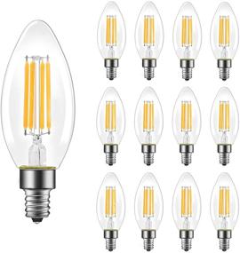 img 4 attached to 💡 Усилите атмосферу с помощью регулируемых ламп Чанделье Эдисона c канделябровыми плафонами