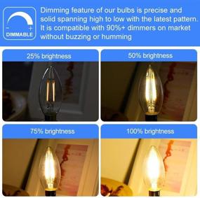 img 1 attached to 💡 Усилите атмосферу с помощью регулируемых ламп Чанделье Эдисона c канделябровыми плафонами
