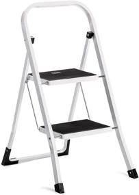 img 4 attached to 🪜 ACKO Step Stool-2 Step Step Ladder: Convenient, Safe, and Sturdy for Various Indoor Tasks, Holds up to 330lbs