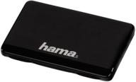 чехол для карты памяти hama fancy для sd-карт - черный: улучшенная защита и стиль логотип