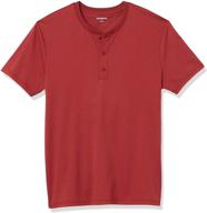 goodthreads standard cotton henley shirt: short sleeve men's clothing at its best logo