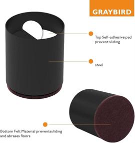 img 3 attached to Подставка для мебели Graybird Высота нескользящая