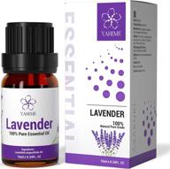 🌿 asakuki infinite lavender oil for stress relief - 100% natural therapeutic grade essential oil for diffuser, home, candle & soap making - 10ml, yahime series logo