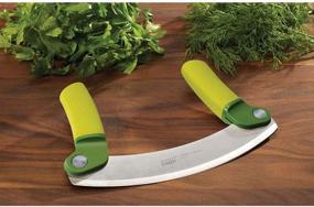 img 2 attached to Joseph Joseph Mezzaluna Folding Herb Chopper: Convenient Green Kitchen Essential