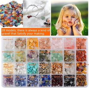 img 2 attached to 💎 WENYU Ring Making Kit - 1667pcs Crystal Beads in 28 Vibrant Colors with Ring Sizer Tools, Jewelry Wire, and Pliers for DIY Bracelets, Necklaces, Earrings - Crystal Jewelry Making Kit