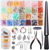 💎 wenyu ring making kit - 1667pcs crystal beads in 28 vibrant colors with ring sizer tools, jewelry wire, and pliers for diy bracelets, necklaces, earrings - crystal jewelry making kit logo