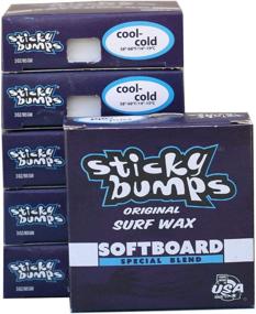 img 1 attached to 🕯️ Sticky Bumps Softboard Wax - 6 Pack (Select Optimal Temperature)