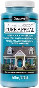 img 1 attached to 🎨 DecoArt Americana Decor Curb Appeal Paint 16oz - Harbor Blue Curb Appeal 16oz
