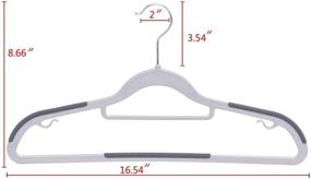 img 1 attached to Quality Hangers Clothes Pack Space Saving