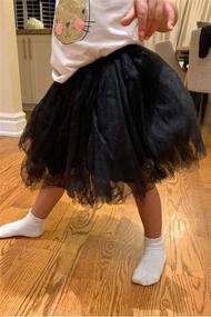 img 2 attached to 👗 Wexcen Girls Skirt with Lining and Layers - Girls' Clothing in Skirts & Skorts