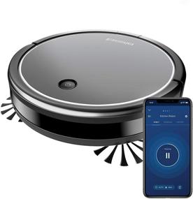 img 4 attached to 🤖 Робот-пылесос BISSELL CleanView Connect, в стиле Roomba, в элегантном черном цвете