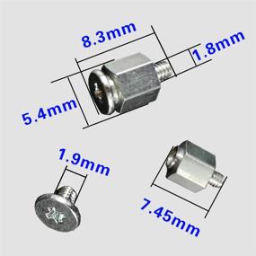 img 3 attached to M.2 Винт, комплект для монтажа HFEIX SSD с отверткой для материнских плат ASUS или ASRock - совместимо с драйвером NVMe PCIe (набор из 3)