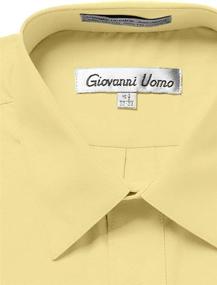 img 1 attached to GIOVANNI UOMO Traditional Solid Color Men's Clothing