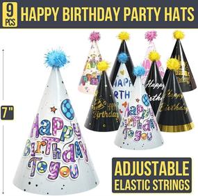 img 3 attached to Birthday Party Hats Celebration Decorations Event & Party Supplies for Children's Party Supplies