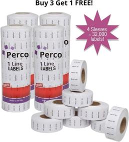 img 3 attached to 🏷️ Perco Best By 1 Line Labels - 4 Sleeve Pack