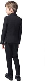 img 2 attached to 👶 Toddler Bearer Outfit: Tuxedo Suits for Boys | Clothing, Suits & Sport Coats