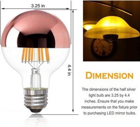 img 3 attached to 💡 Dimmable Decorative Edison Industrial Electrical Fixture - Chrome Equivalent