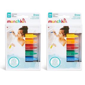 img 1 attached to 🖍️ Colorful Fun: Munchkin 10 Piece Bath Crayons for Creative Bath Time Experience