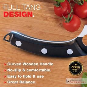 img 2 attached to 🔪 Versatile Full Tang Chef Knife - Ideal for Meat, Boning, Camping, and BBQ - Extremely Sharp Viking Knife for Any Kitchen Knives Set