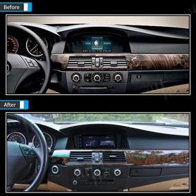 img 3 attached to 🚗 PEMP 8.8-дюймовый IPS-экран Android 10 Qualcomm 8-ядерный 4+64G Android Auto Car Play головное устройство для BMW E60 E90 ССС (2005-2010): Окончательное обновление для вашего BMW