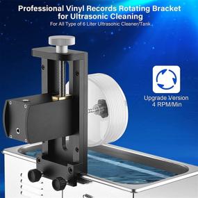 img 3 attached to 🔘 WEWU ROUNDS LP Vinyl Record Brackets for Efficient 1-5 Batch Ultrasonic Cleaning with Auto-Drying (Ultrasonic Cleaner Not Included)