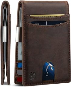 img 4 attached to 👜 Serman Brands Minimalist Navigator: Sleek Men's Accessories, Wallets, Card Cases & Money Organizers with Enhanced Security Features