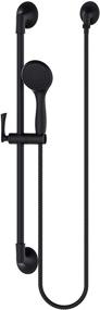img 4 attached to 🚿 Pfister LG16-3RHB Ручной душ Рен с регулируемым слайд-баром, элегантное матовое черное покрытие