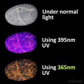 img 1 attached to 🔦 uvBeast V3 365nm Black Light UV Flashlight: High Definition Ultraviolet, Rechargeable 18650, High Power & Long Range - Professional Grade Beam for Commercial Use - USA Stock
