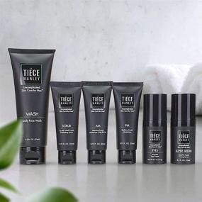 img 3 attached to 🪥 Tiege Hanley Men’s Level 3 Skin Care System - Complete Anti-Aging Routine Set: Facial Cleanser, Serum, Day & Night Moisturizer, Exfoliating Scrub & Eye Cream - Enhance Skin Tightening & Hydration for a Youthful Appearance