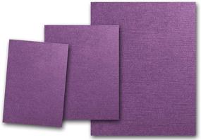 img 2 attached to 📆 Premium DCS Canvas Textured Plum Purple Card Stock: 80 Sheets | Matches Martha Stewart Plum | Ideal for Scrapbooking, Crafts & DIY Projects | 4 x 6 Size