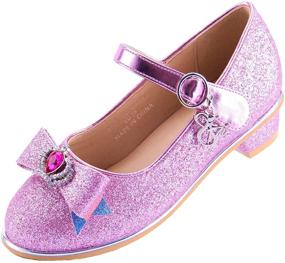 img 4 attached to EIGHT KM Princess Glittery Aphrodite Girls' Shoes: Sparkle in Style with the Perfect Pair!