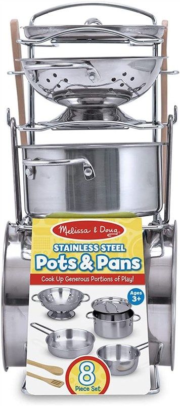 melissa doug stainless pretend kitchen 로고