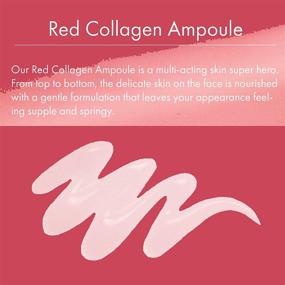 img 3 attached to LAPCOS Red Collagen Eye to Face Ampoule: 👁️ Concentrated Collagen Booster for Youthful Skin (1.01 fl oz)