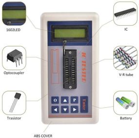 img 1 attached to LCD Digital Display Transistor Tester, TSH-06F Multifunctional IC Tester Meter for Maintenance, PNP NPN Transistor Automatic Detector, 3.3V/5.0V/Auto Mode