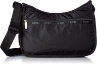 👜 черная сумка-хобо lesportsac classic - универсальный размер логотип