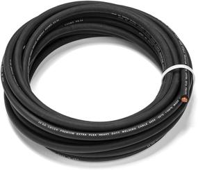 img 4 attached to 🔌 High-performance 4 Gauge EWCS Brand - 20 Feet Black Extra Flexible Welding Cable - 100% Copper - Industrial Grade 600 Volt for Premium Welding Projects