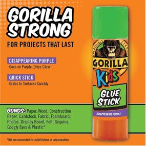 img 2 attached to Gorilla Kids Disappearing Purple Glue Stick - Long-lasting 20g Stick, Ideal for Craft Projects (1 Pack)