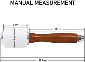 img 1 attached to Гравированная кожа WUTA Leathercraft из натуральной коровьей кожи