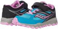 saucony cohesion alternative closure running girls' shoes and athletic logo