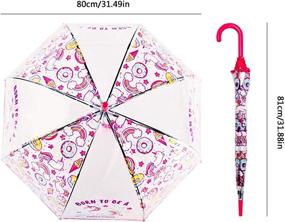 img 2 attached to MingYuHui Unicorn Umbrella Transparent Romantic