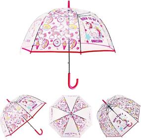 img 3 attached to MingYuHui Unicorn Umbrella Transparent Romantic