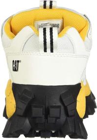 img 2 attached to 👟 Caterpillar Intruder Unisex Sneaker - White/Yellow