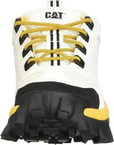 img 3 attached to 👟 Caterpillar Intruder Unisex Sneaker - White/Yellow