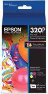 🔴 epson t320p magenta ink cartridge for select picturemate printers - standard capacity logo