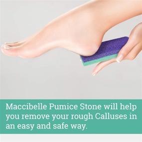 img 3 attached to 🦶 Maccibelle Foot Pumice and Scrubber: Easily Eliminate Callus and Rough Heels - Pack of 1, for Safe and Effective Removal of Dead Skin Cells