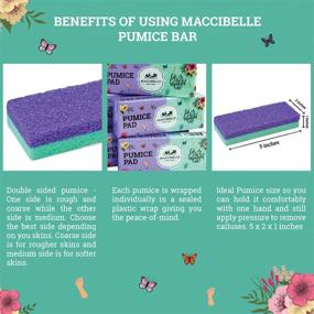 img 1 attached to 🦶 Maccibelle Foot Pumice and Scrubber: Easily Eliminate Callus and Rough Heels - Pack of 1, for Safe and Effective Removal of Dead Skin Cells